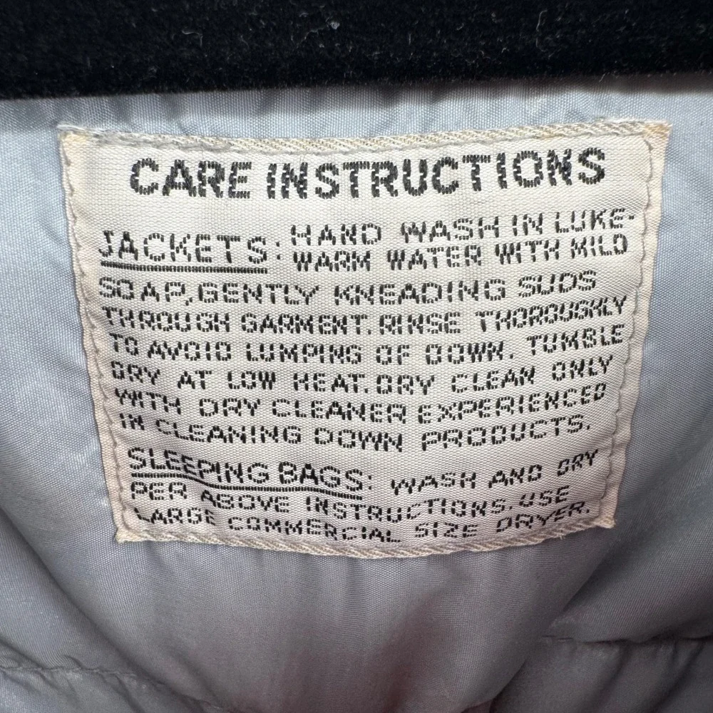 VTG 70's The North Face Brown Label Red Down Puffer Parka Jacket Mens L Made USA